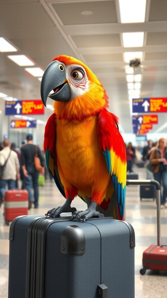 Traveling Light with a Parrot