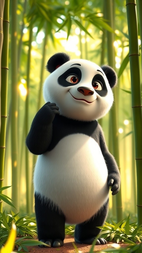 A Day in the Life of Bai the Panda