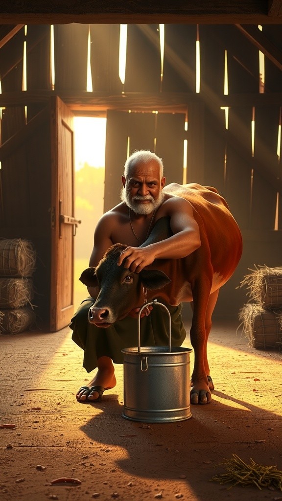 यादव जी और उनके दूध का व्यापार: नाउलेश और सनी की कहानी