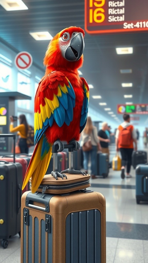 Parrot's Packing Adventure