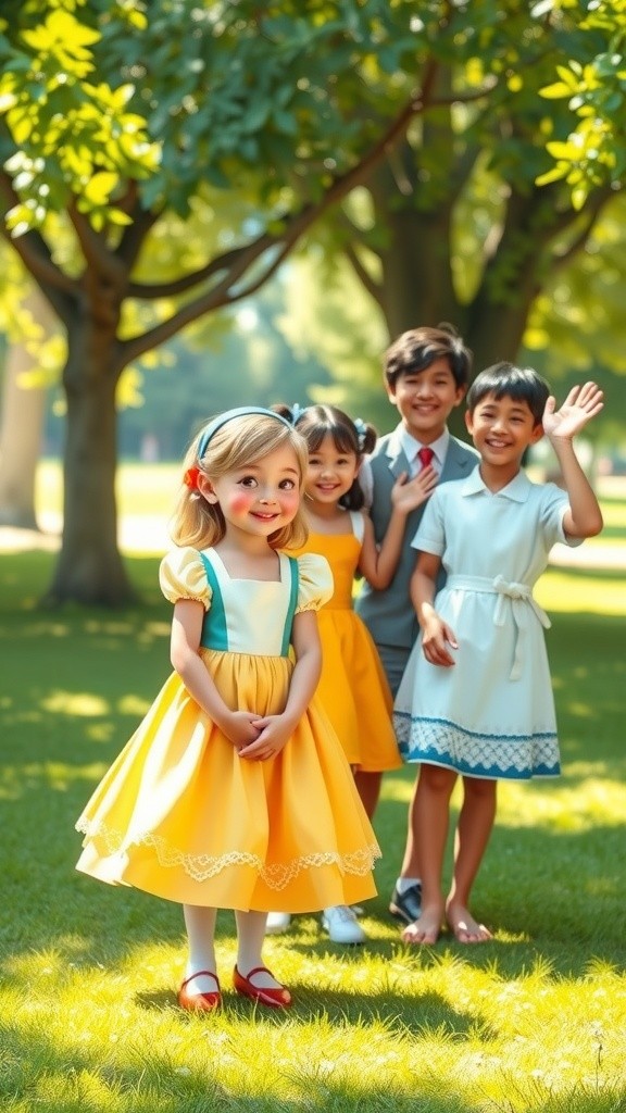 Kids Playing Fun Games Together