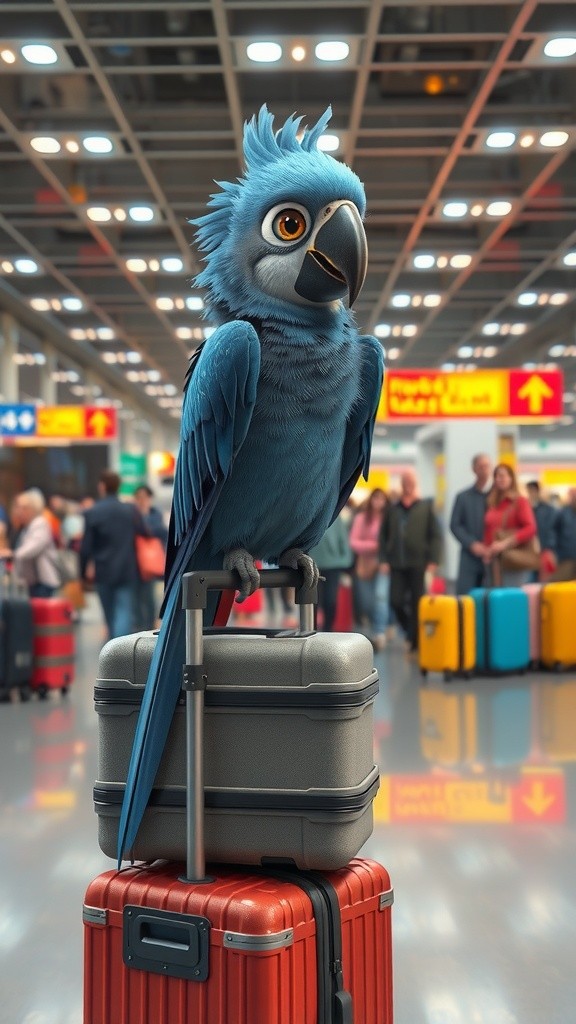 Parrot's Packing Predicament: Fly Easy, Fly Happy!