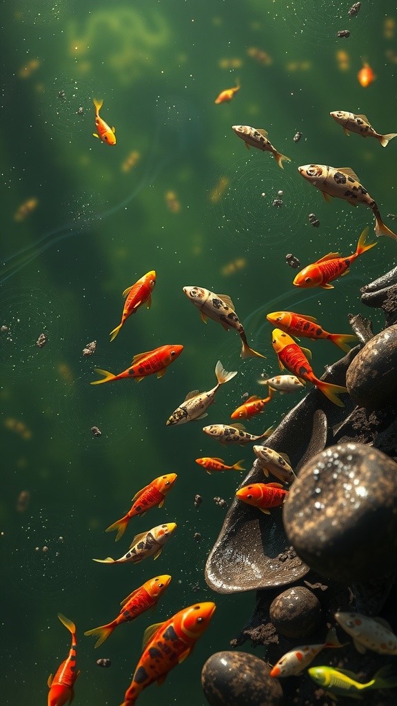 मछलियों की एकता: तालाब की सफाई का संघर्ष