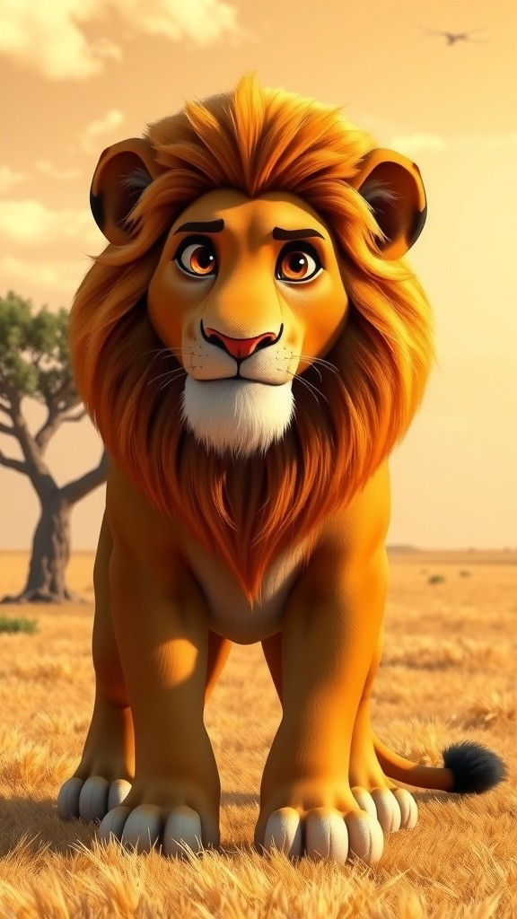 The Clever Rabbit and the Mighty Lion