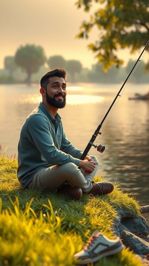 Udin dan Kesabaran Memancing