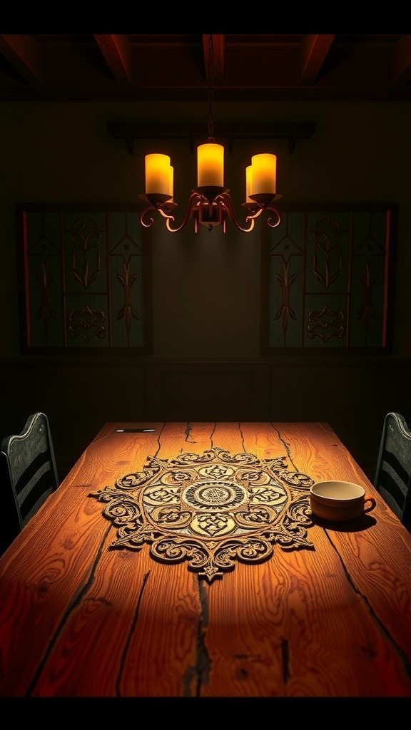 Meja Tua dan Bayangan Mengerikan