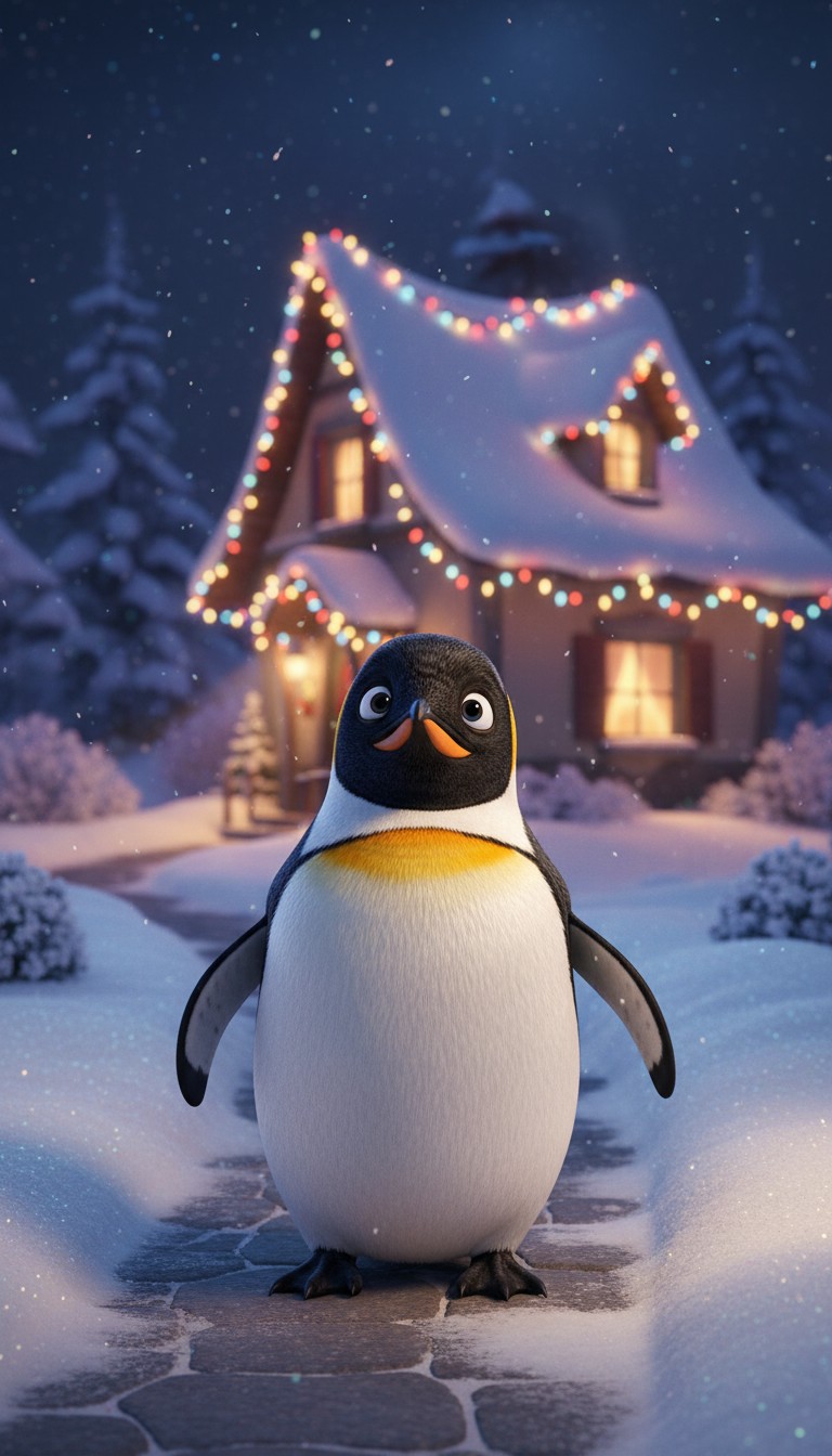 The Christmas Penguin's Gift of Kindness