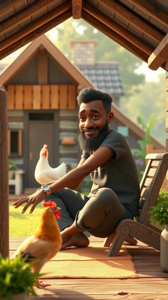 Si Jabrik, Ayam Ambisius