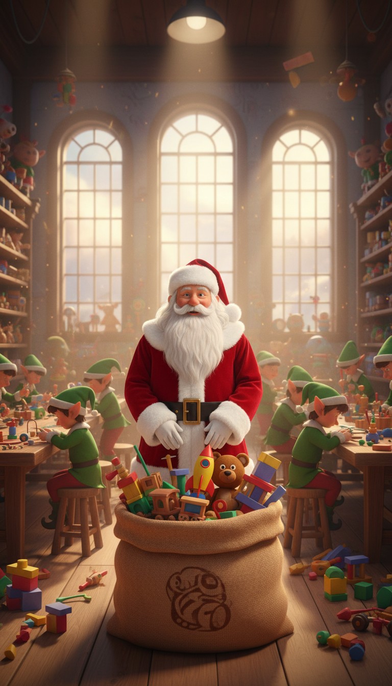 Santa's Magical Sleigh Ride Adventure!