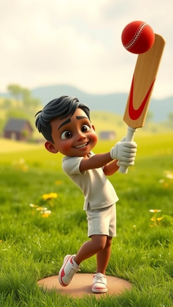 بچے کی کرکٹ اور چرواہے کی دوستی