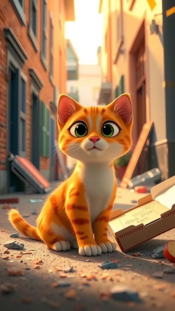 Innocent Cat Gets Bullied by Strong Cats and Cries