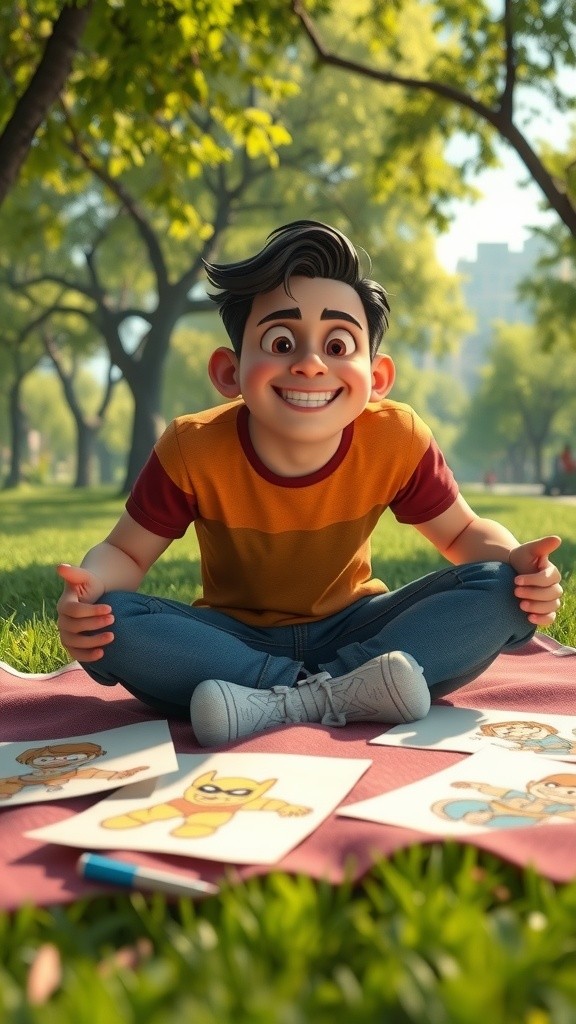 Max the Superhero and the Strange Time Film