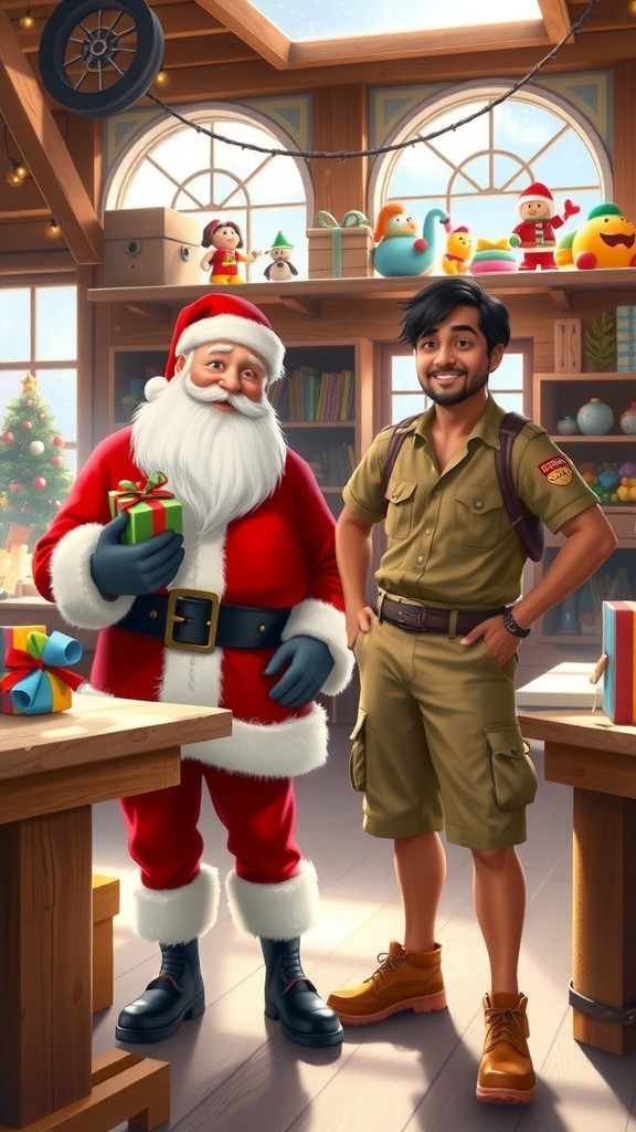 A Joyful Visit to Santa's Workshop
