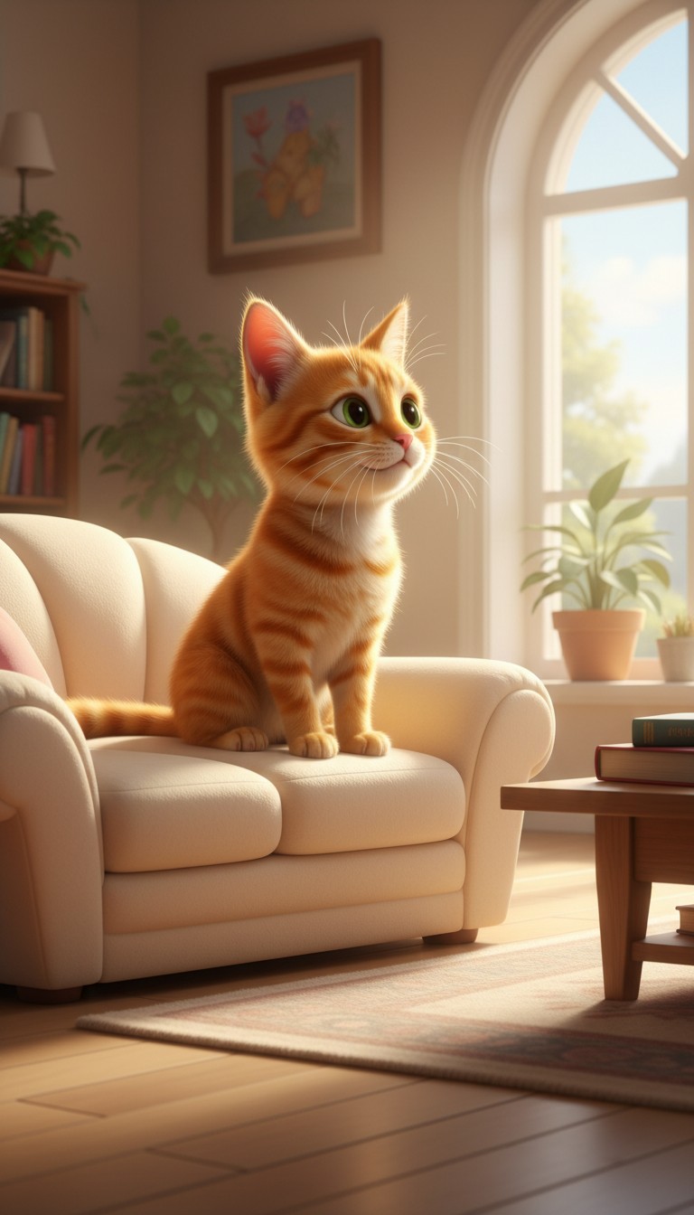 مغامرات القطط لولو ومشمش في صباح هادئ