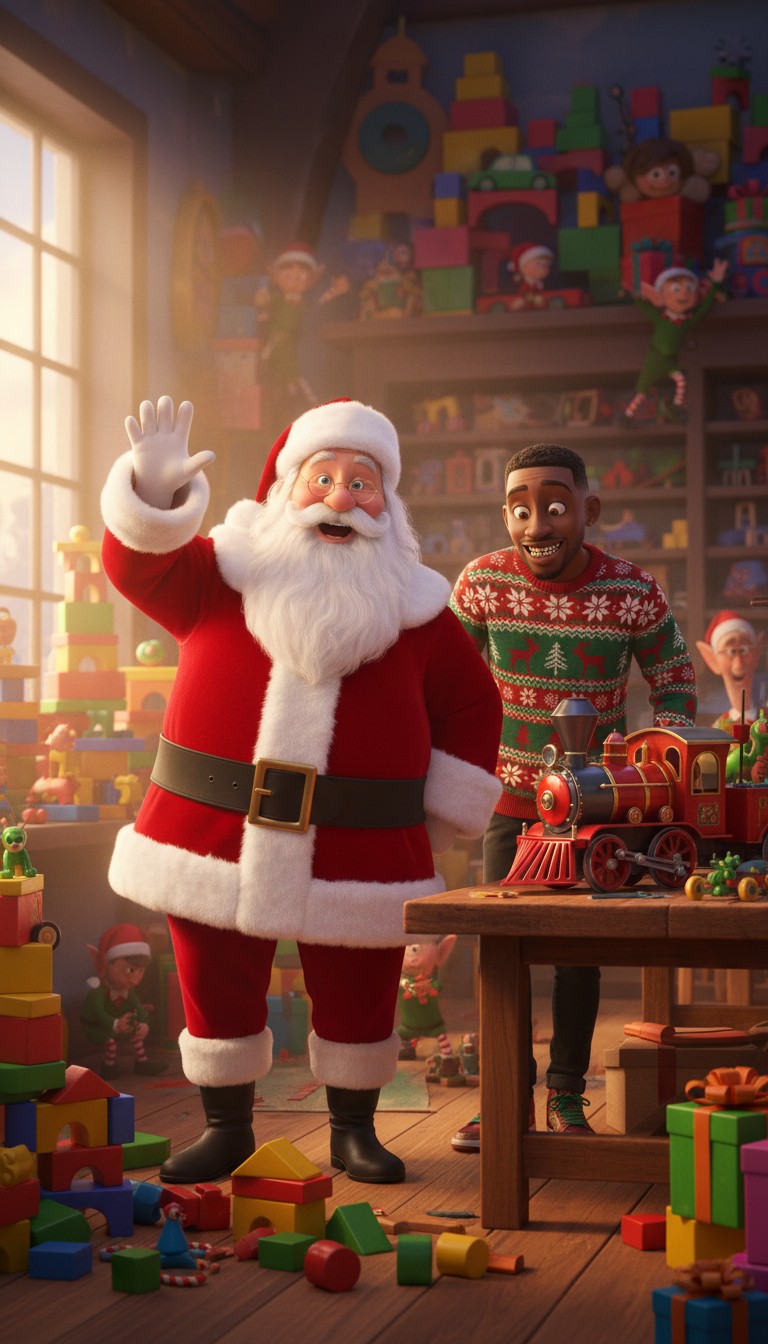 A Magical Christmas Sleigh Ride with Santa