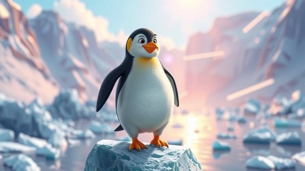 Super Penguin's Wobbly Adventure!