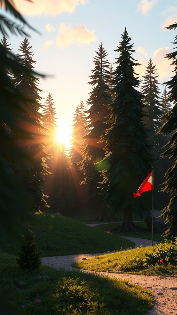 जंगल में देशभक्ति का उत्सव