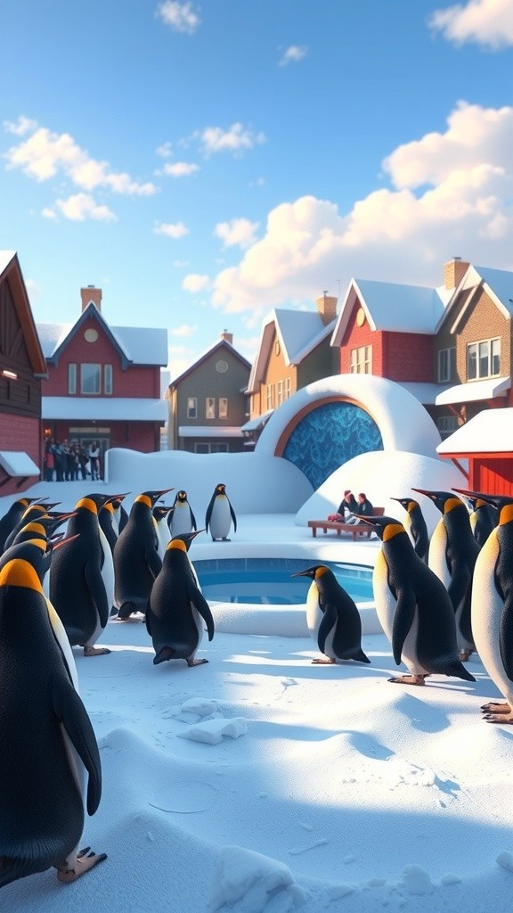 Pingu's Diving Contest Splash!