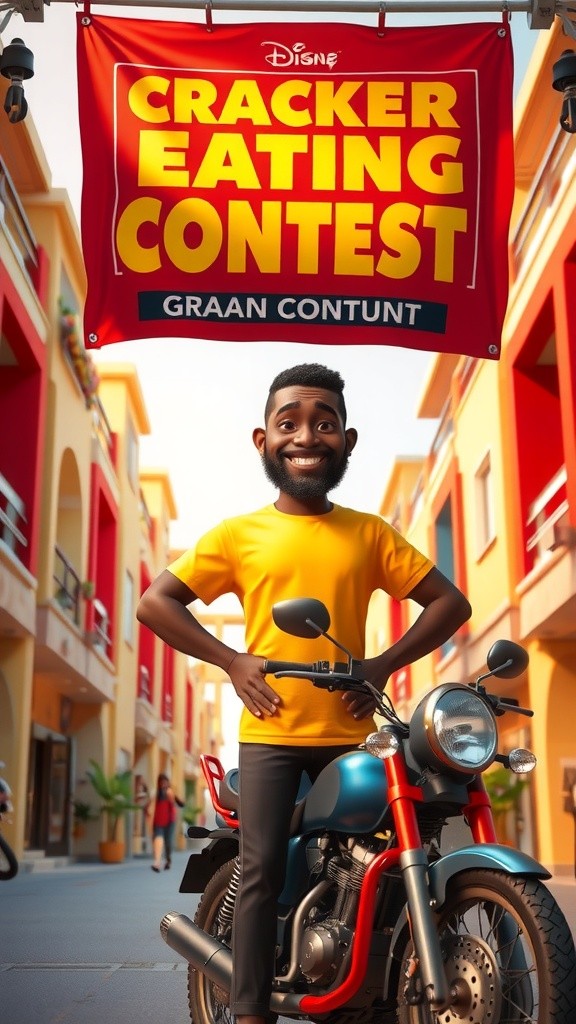 Kemenangan Pak Joni: Sepeda Motor Mini Kerupuk!