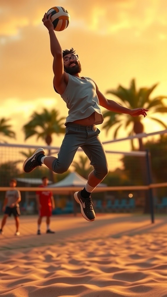 Cinta di Lapangan Voli: Rama dan Mila