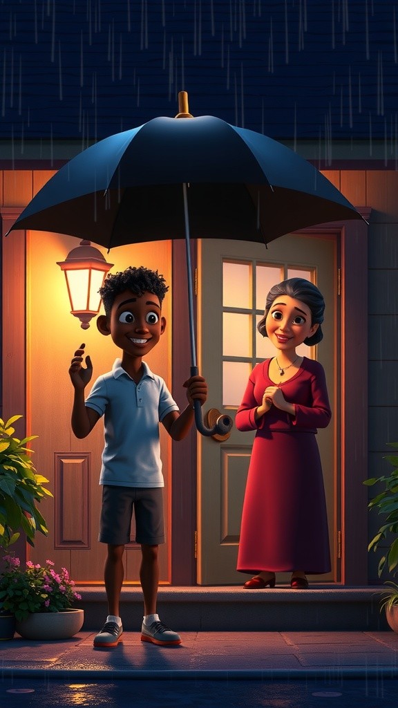 Lampu Teras yang Menunggu Pulang