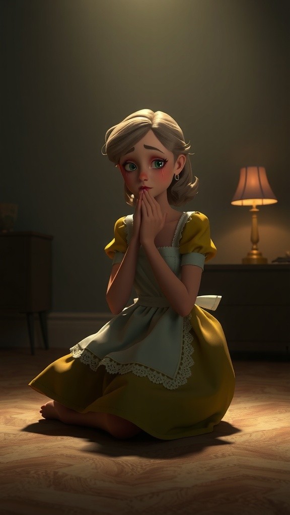 La niña abandonada: una triste realidad