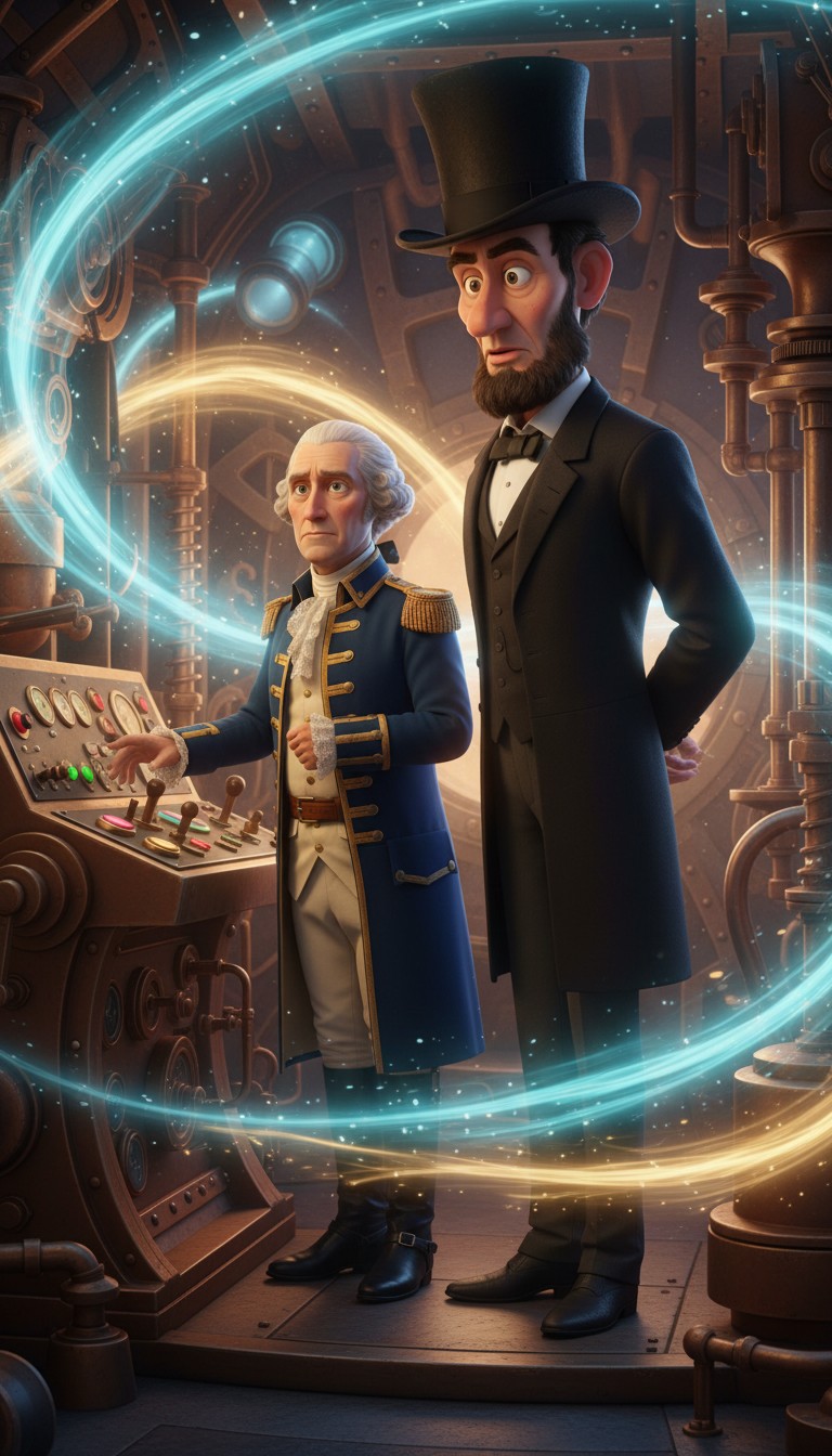 Timeless Guardians: Washington and Lincoln Face a 2026 Dictatorship