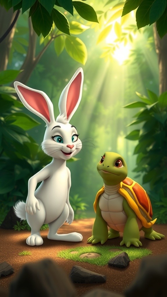 The Race of the Rabbit and the Tortoise