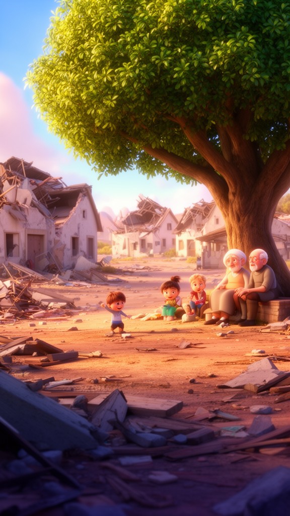 Reunion Under the Tree