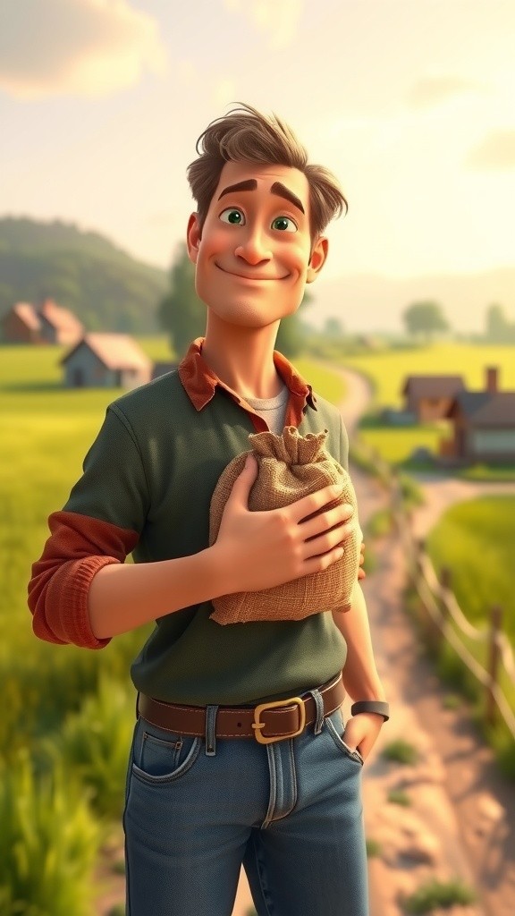 The Greedy Farmer and the Lost Duck