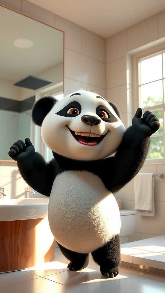 Playful Tongue Waves in the Mirror