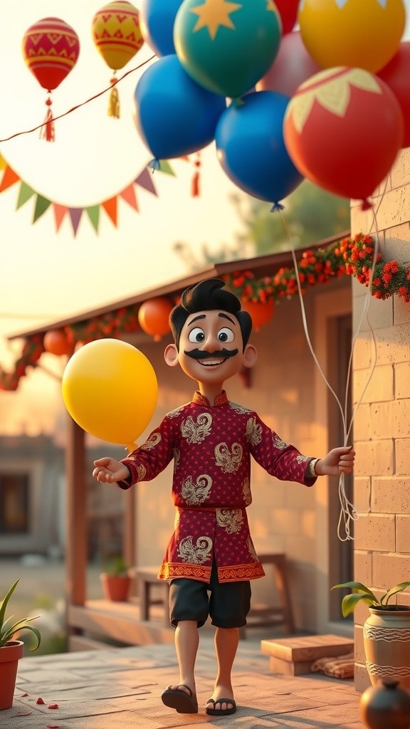 मोनू का जन्मदिन और मंदिर की यात्रा