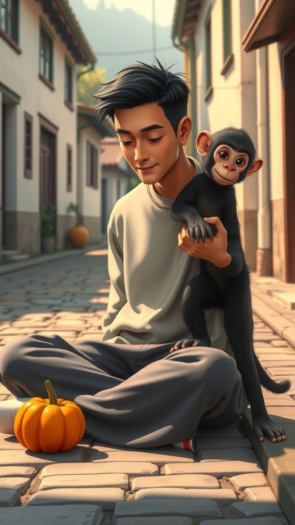 The Monkey's Pumpkin Adventure