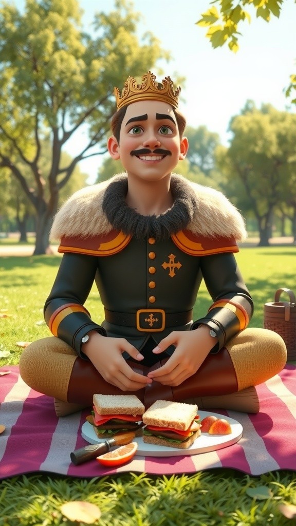 Parrot Enjoys a Delicious Sandwich