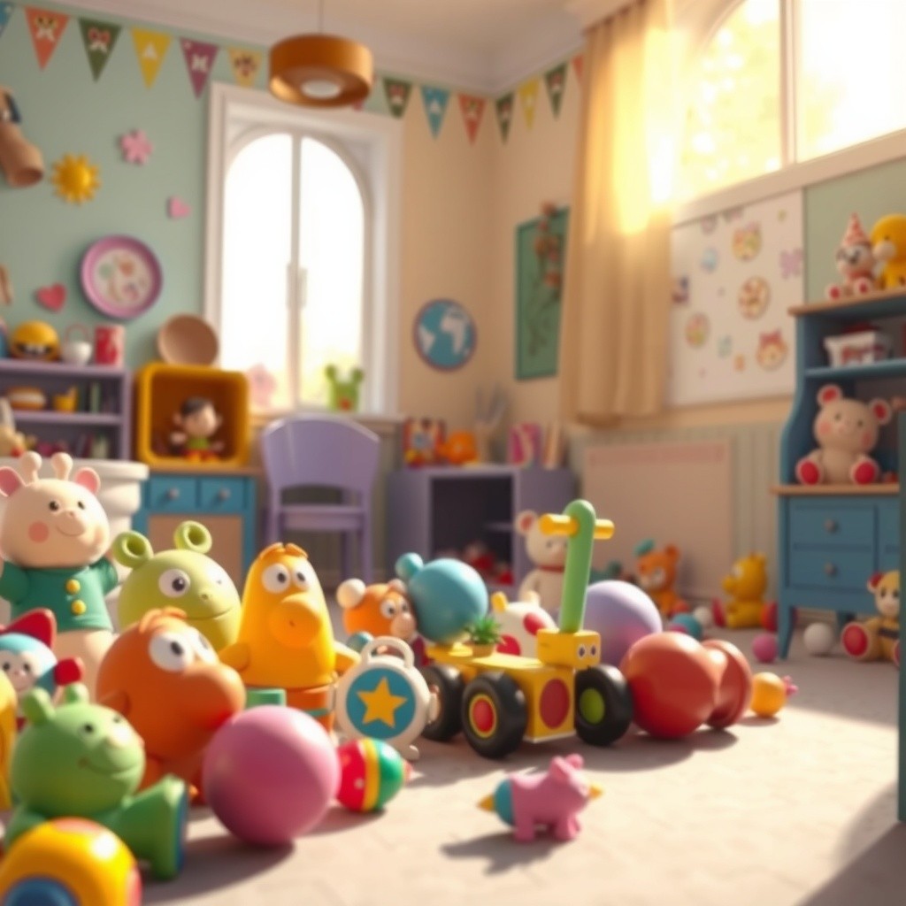 Exploring Colors with a Happy Toddler