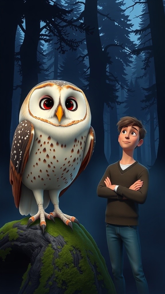 Owl's Nighttime Secret