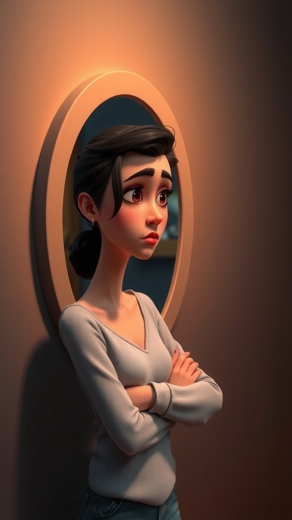 आईने की परछाईं