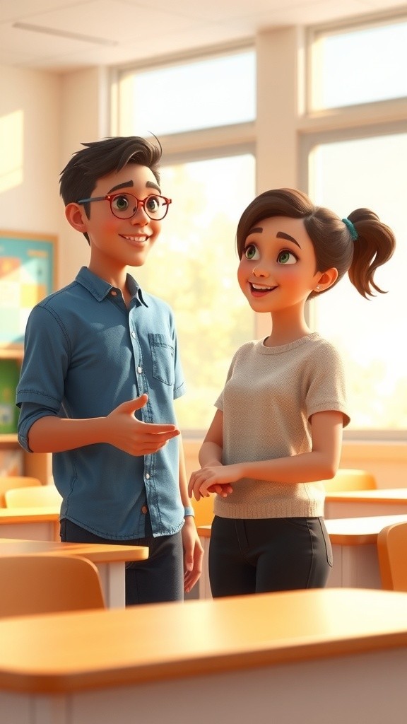 Ayam Pintar di Sekolah