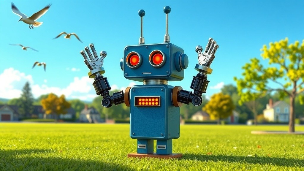 Robo's Amazing Adventure: Helping Friends in the Happy Town!