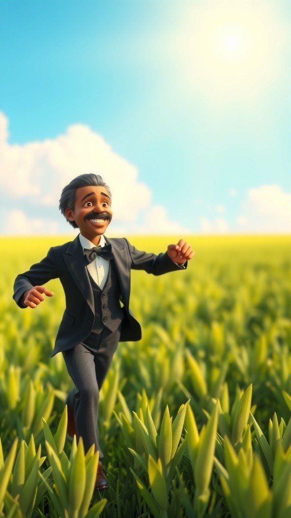 Chased by the Anomaly: A Landscape Survival