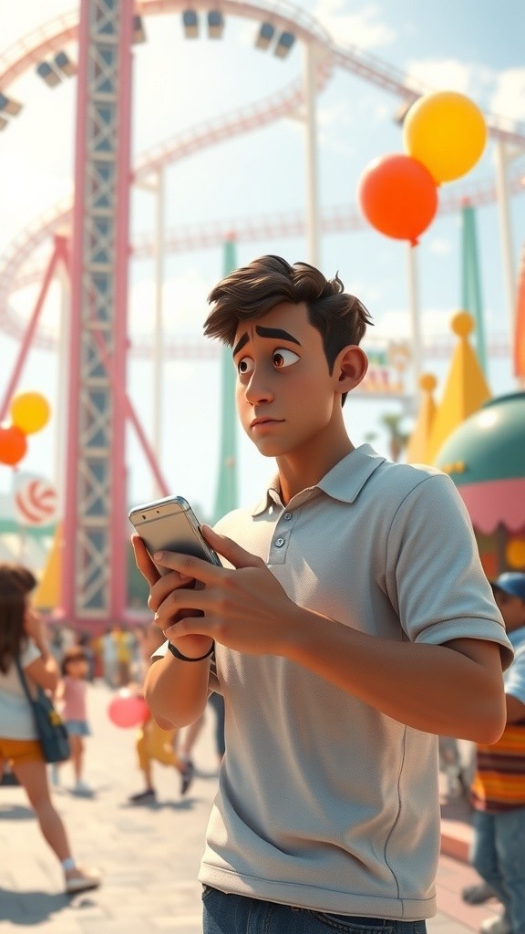 First Time at the Amusement Park 🎢 (copy)