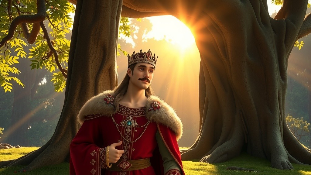 The Enchanted Encounter of King Arthur and Guinevere