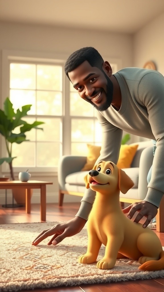 A Dog's Comfort: Friendship Through Tough Times