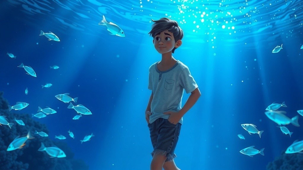 Beneath the Serene Waves