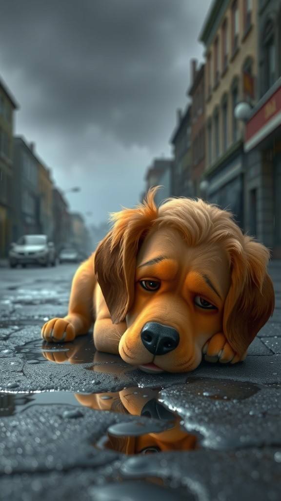 Lucky's Rainy Rescue