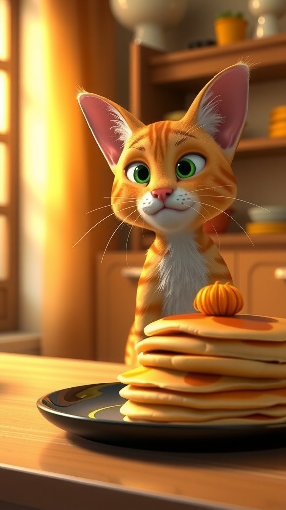 Setiap Pagi Bersama Oyen dan Pancake