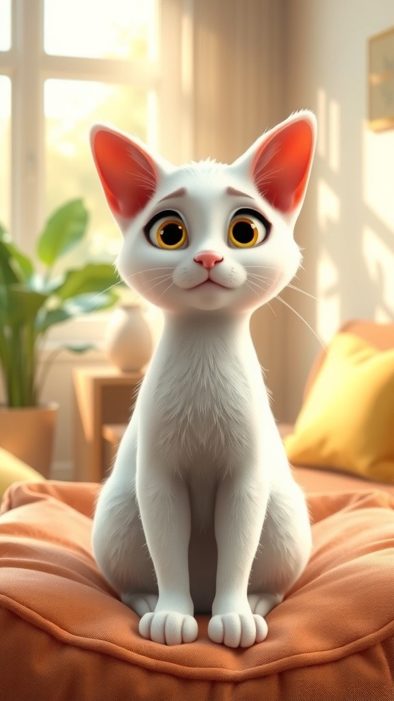 A Cat's Gentle Comfort