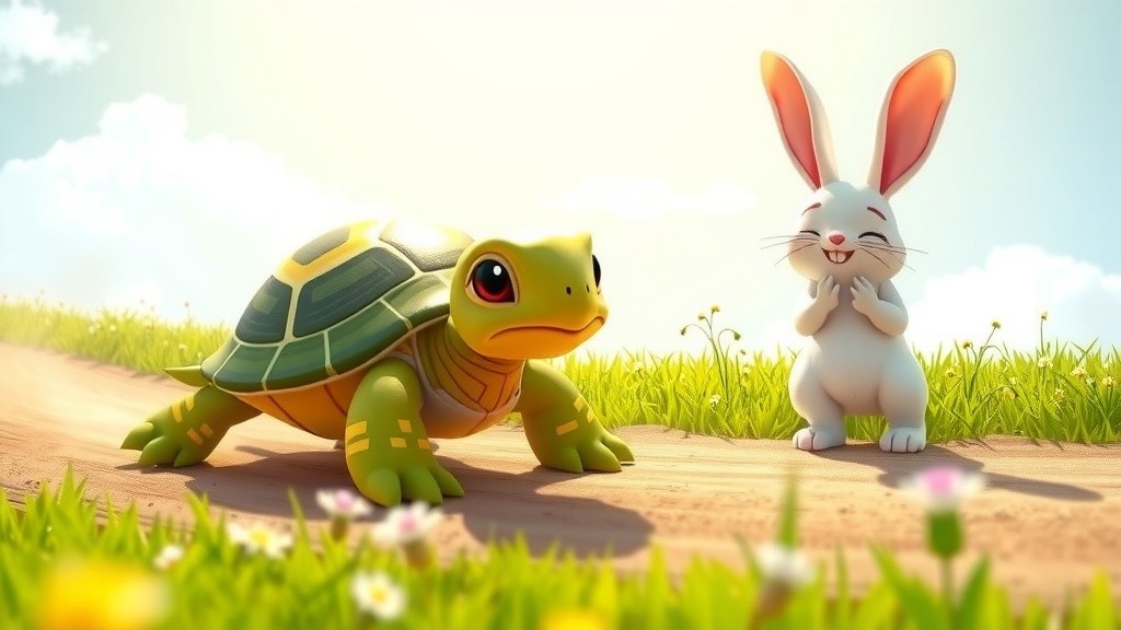 Slow and Steady Tortoise Wins the Race