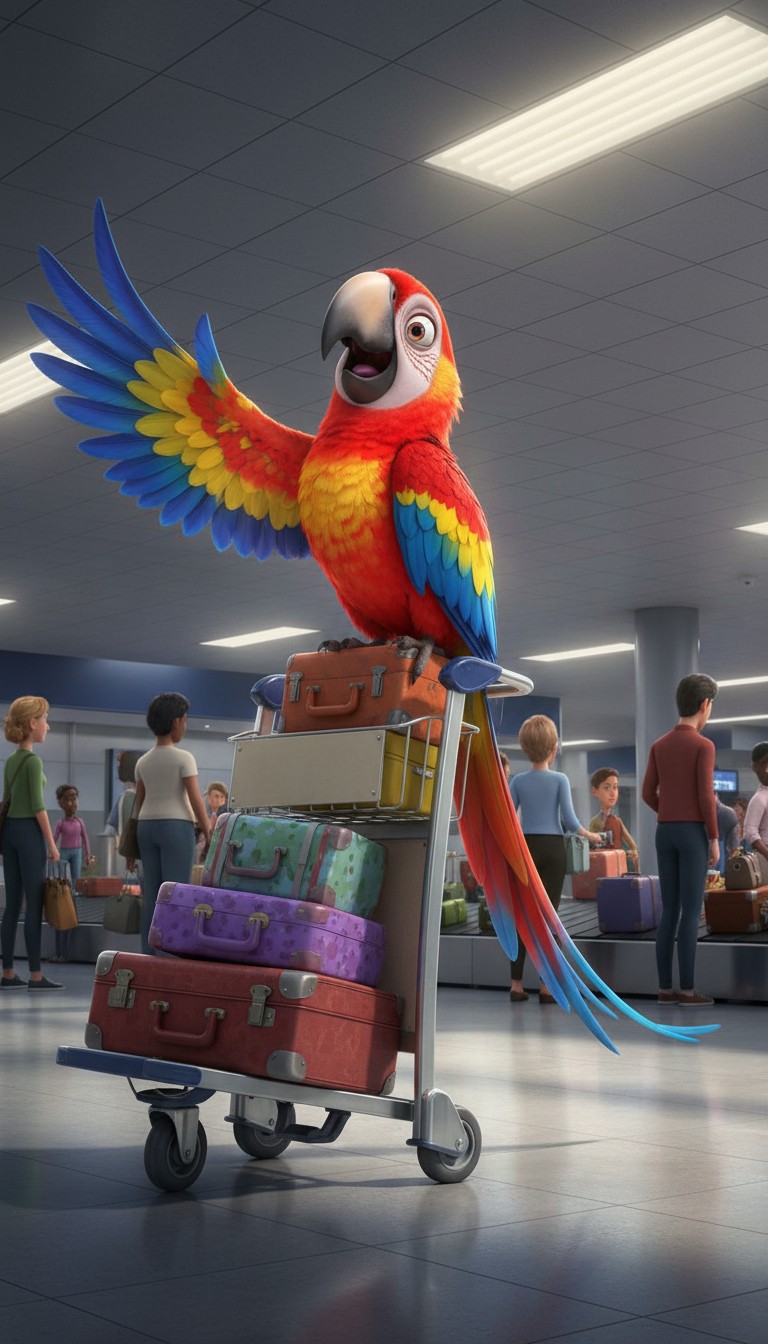 Pack Like a Parrot: The Joy of Free Checked Luggage!