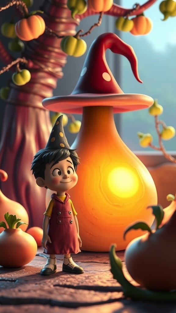 Riko dan Sayuran Ajaib: Perubahan Menjadi Kuat